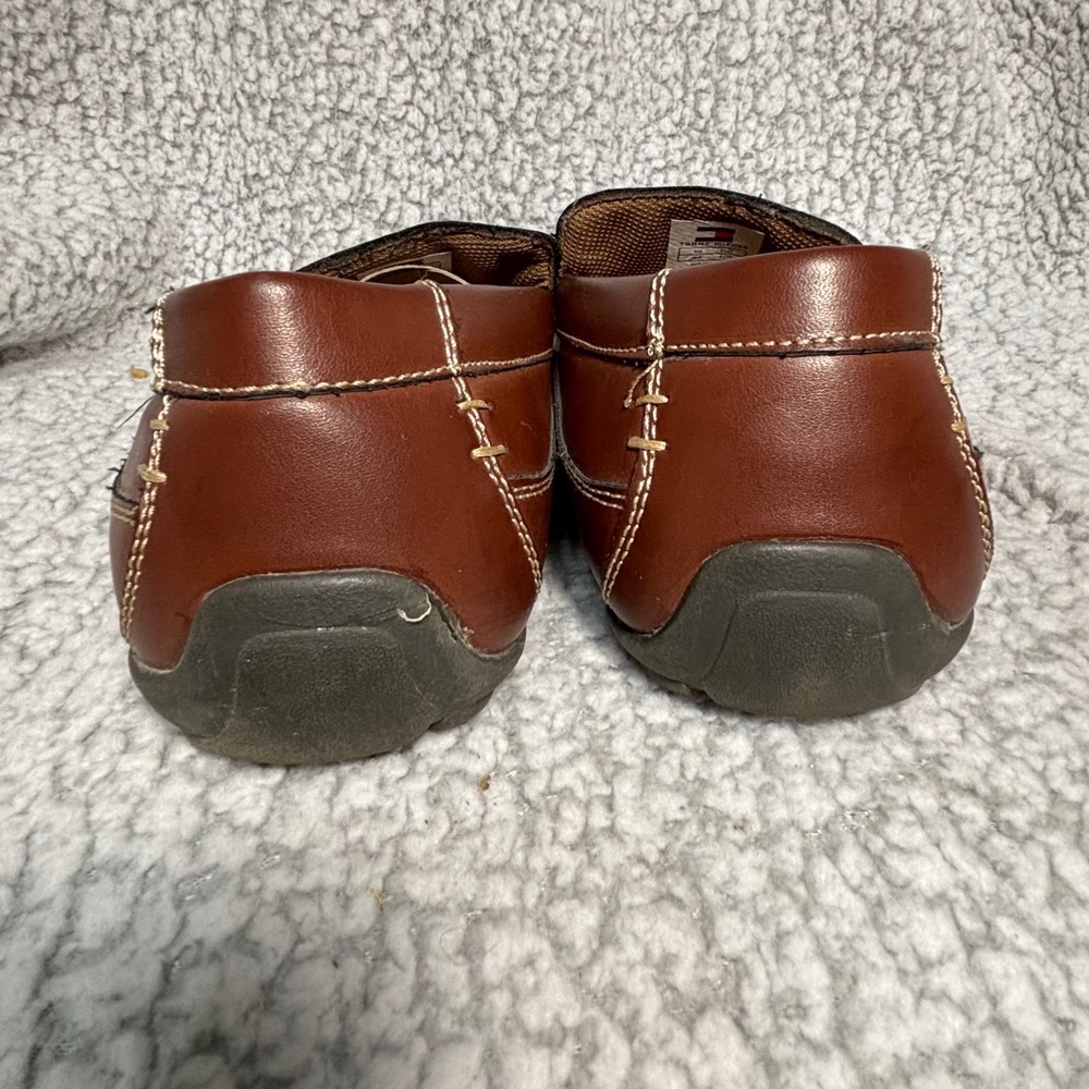 Tommy Hilfiger Mens Dathan Brown Loafers Driving Shoes Wide Width 9W TMDATHAN-SC - Picture 4 of 8